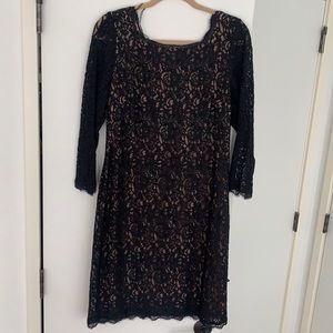 Adrianna Papell lace sheath dress